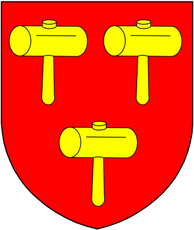 Blason héraldique de la famille Huclier
