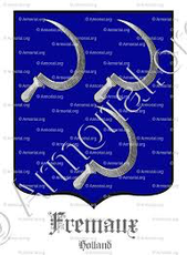 Blason héraldique de la famille Fremaux