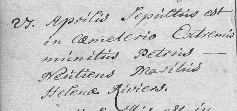 Document de décès de Petrus NEUTJENS