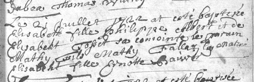 Acte de naissance de Isabelle ALBERT