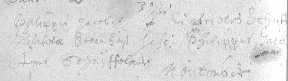 Acte de naissance de Philippe Jacques de SCHUYFFELEER