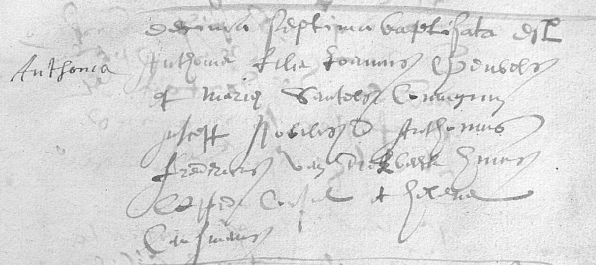 Acte de naissance de Antonia GEUBELS