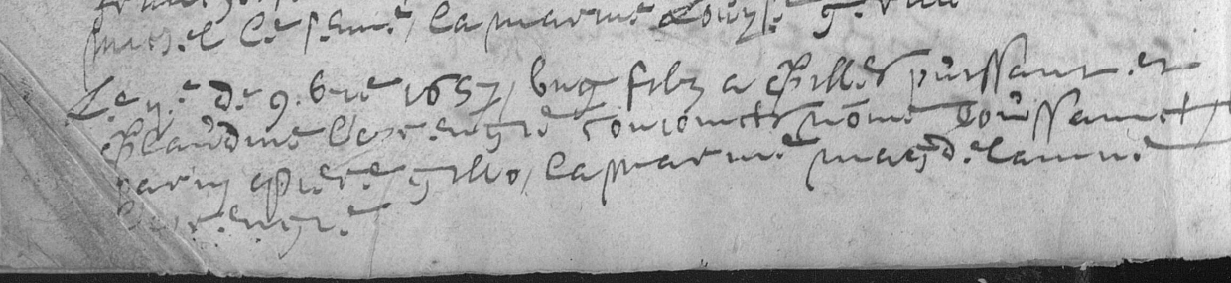 Acte de naissance de Toussaint PUISSANT