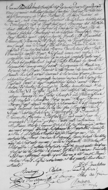 Document numérisé de mariage