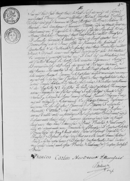 Document Mariage : 27 FEB 1833 à 7370 - Dour (BE)