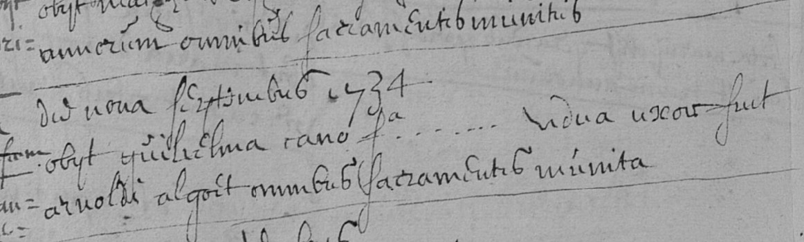 Document de décès de Willielma CANOIS