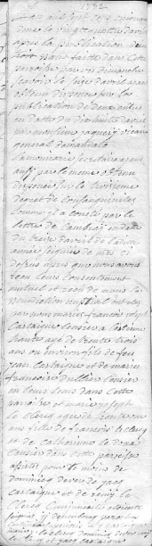 Document numérisé de mariage