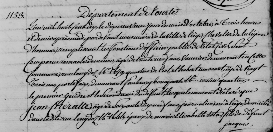 Document de décès de Jean CHERATTE