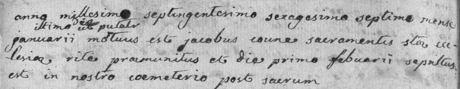 Acte de naissance de Jacques COUNE