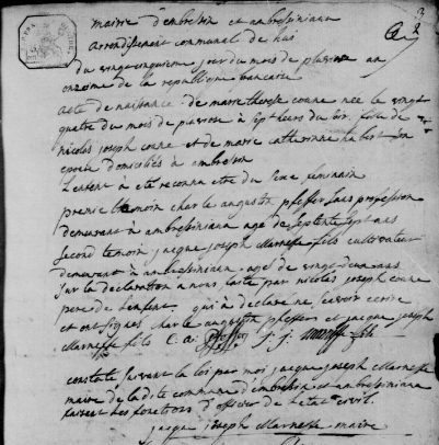 Acte de naissance de Marie Therese COUNE