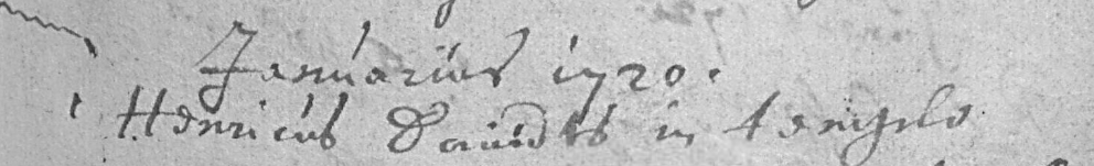 Document de décès de Henricus DAVIDTS