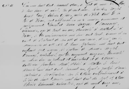 Document numérisé de mariage