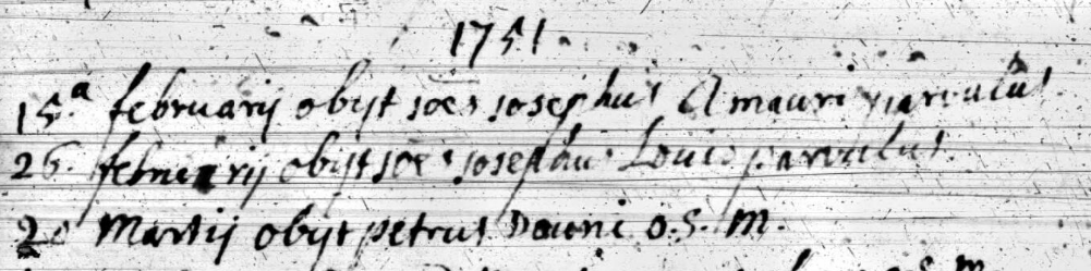 Document de décès de Pierre DONNAY