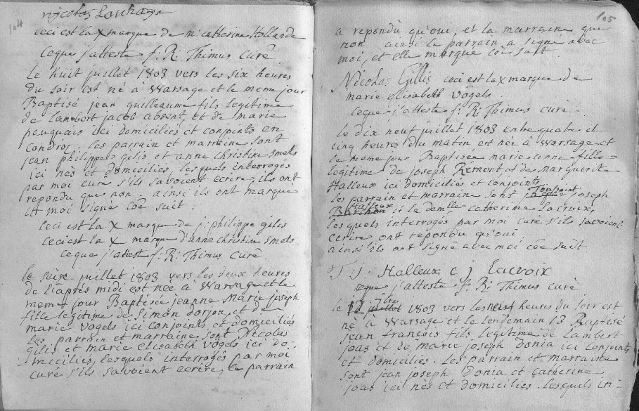 Acte de naissance de Jeanne Marie Joseph DORJON