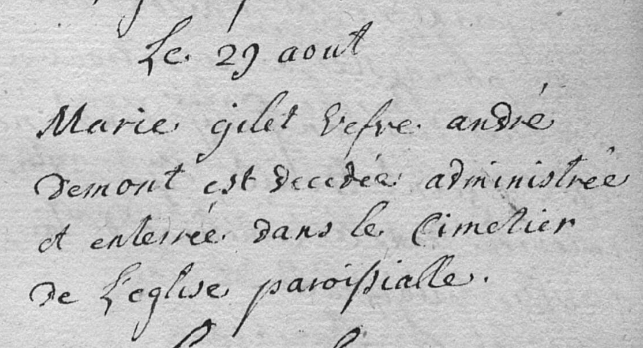 Acte de naissance de Marie GYLET