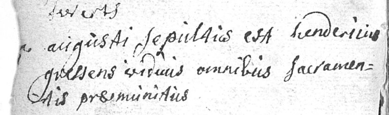 Acte de naissance de Henricus GRESSENS