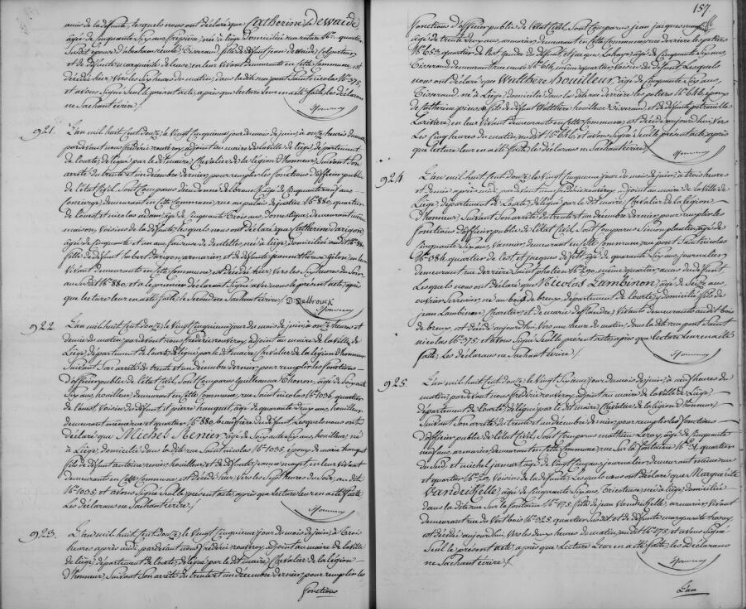 Acte de naissance de Mathieu HOUILLEUR