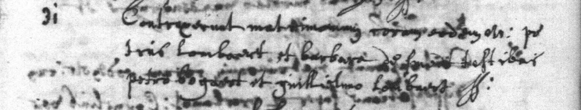 Document numérisé de mariage