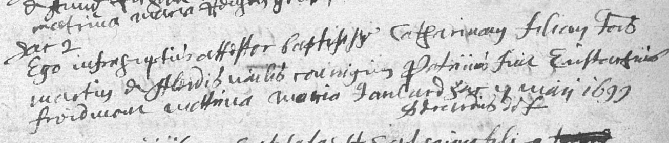 Document de décès de Catherine MARTIN