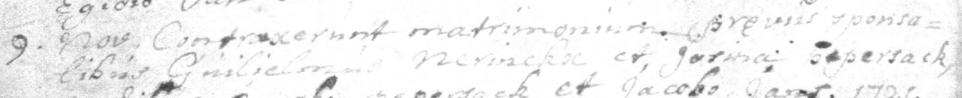 Document numérisé de mariage