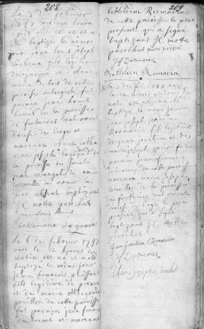 Acte de naissance de Jean François PUISSANT