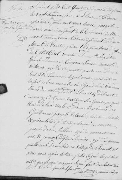 Acte de naissance de Guillaume Joseph Yolante REMACLE