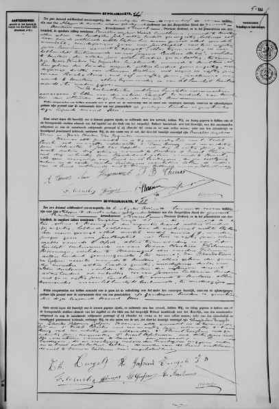 Document numérisé de mariage