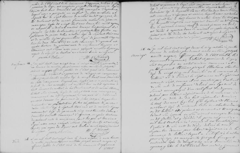 Document de décès de Henri Joseph TRILLET