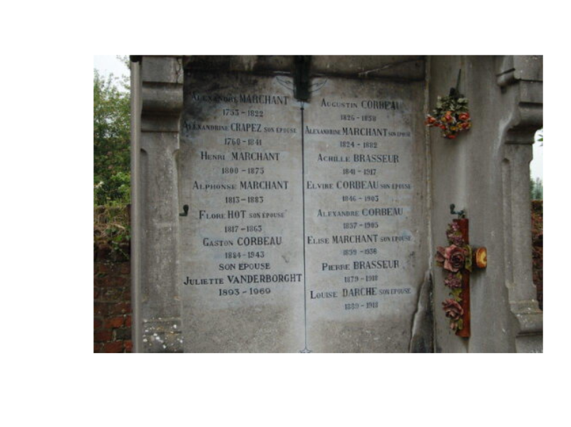 Document de décès de Juliette Angèle Antoinette VANDERBORGHT