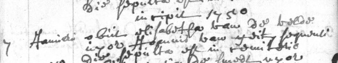 Document de décès de Elisabeth VAN DEN VELDE