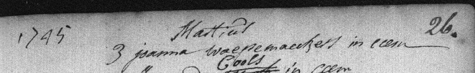 Document de décès de Joanna WAPEMAECKERS