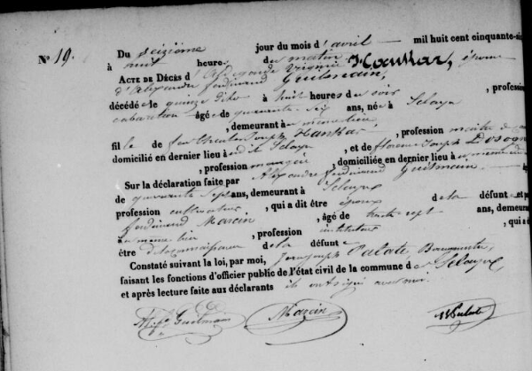 Document de décès de Aldengonde Virginie Joseph HANKART